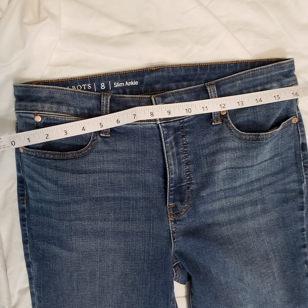 Talbots flawless slim ankle jeans